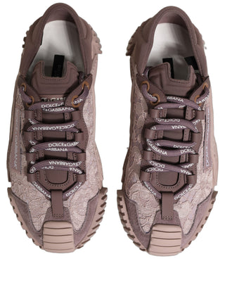 Zapatillas deportivas bajas NS1 de encaje rosa