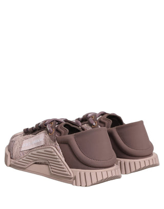 Zapatillas deportivas bajas NS1 de encaje rosa