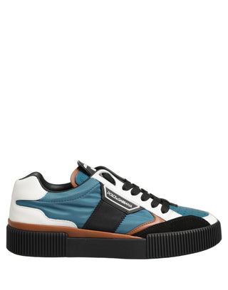 Multicolor Leather MIAMI Low Top Men Sneakers Shoes