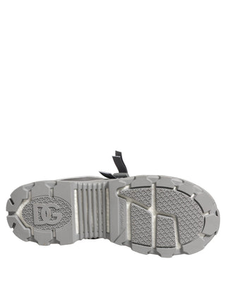 Gray Airmaster Panelled Low Top Men Sneakers Shoes
