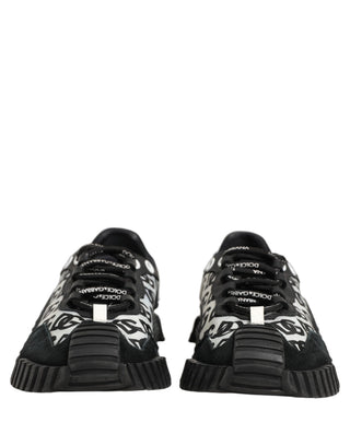 Black Logo Lace Up Low Top NS1 Men Sneakers Shoes