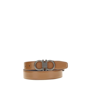 Beige Calf Leather Bos Taurus Regular Belt
