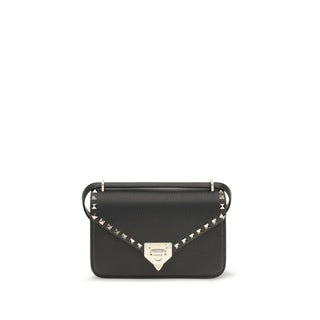 Black Calf Leather Bos Taurus Shoulder Bag