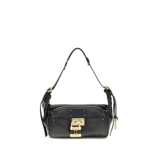 Black Calf Leather Bos Taurus Shoulder Bag