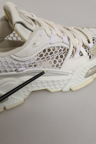 White Airmaster Mesh Low Top Sneakers Shoes
