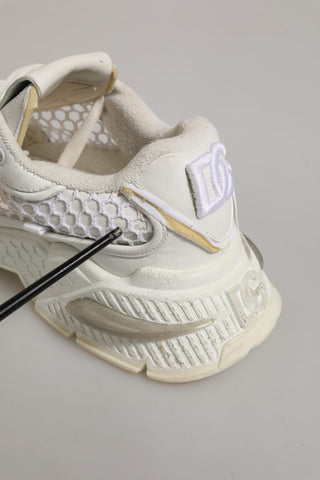 White Airmaster Mesh Low Top Sneakers Shoes