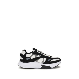 Multicolor Fabric Athletic Sneakers