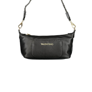 Nero Polyurethane Women's Bag with Adjustable Shoulder Strap