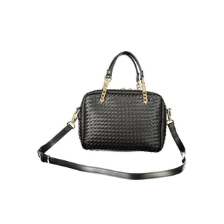 Black Polyurethane Women's Bag