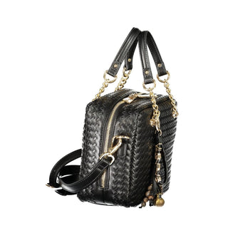 Black Polyurethane Women's Bag
