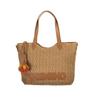 Brown Polietilene Womens Bag