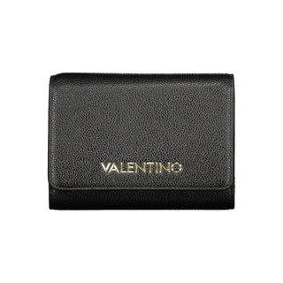 Cartera femenina negra de poliuretano