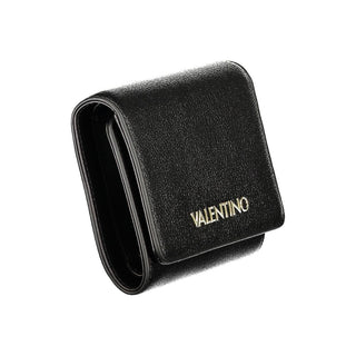Cartera femenina negra de poliuretano