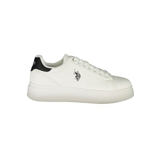 Bianco Polyester Uomo Sneaker