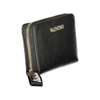Black Polyurethane Women's Wallet