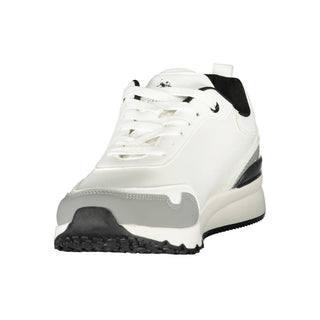 Bianco Poliuretano Uomo Sneaker