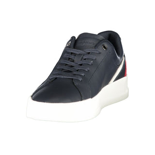 Blue Poliuretano Men's Sneaker