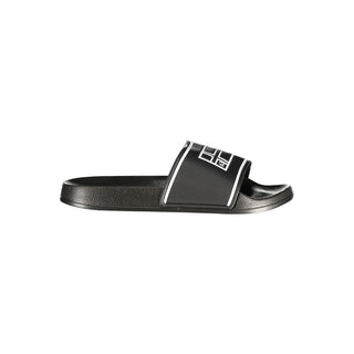 Black Polyurethane Men's Slipper