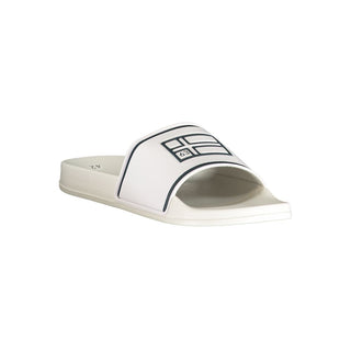 White Polyurethane Men's Slipper