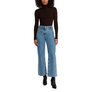 Brown Viscose Turtleneck