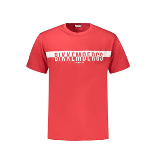 Red Cotton Men's T-Shirt