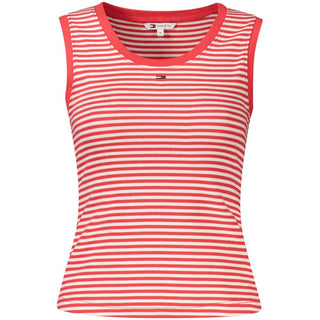 Red Cotton Women's Tank Top