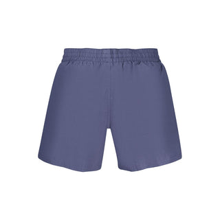 Blue Polyester Men Swim Short