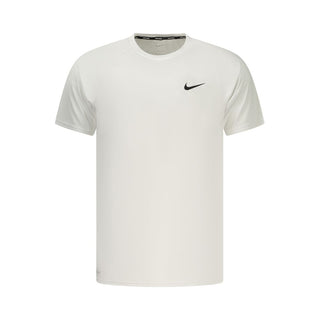 White Polyester Men's T-Shirt