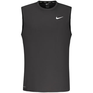 Black Polyester Men's Tank Top