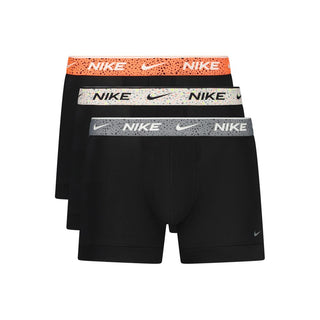 Black Cotton Men's Shorts