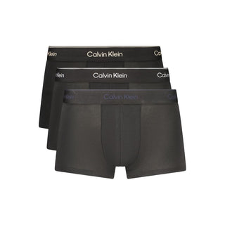 Black Cotton Menswear Short