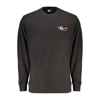 Black Cotton Men's Sweatshirt