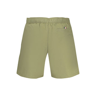 Bóxer de poliéster verde para hombre