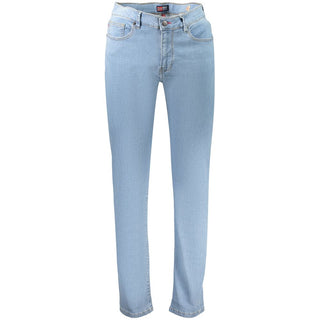 Jeans azules de algodón para hombre  