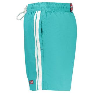 Azzurro Polyamide Men's Swimwear