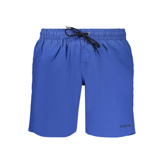 Blue Polyamide Men Swimwear