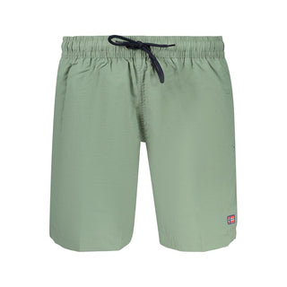 Bañador para hombre de poliamida verde
