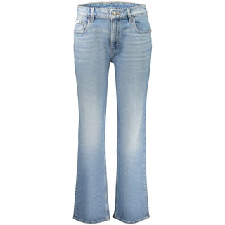 Azzurro Cotton Women's Jeans
