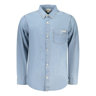 Azzurro Cotton Men's Shirt