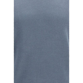 Blue Cotton Polo Shirt