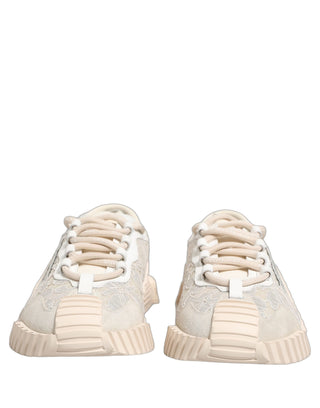 Zapatillas deportivas bajas NS1 blancas con cordones