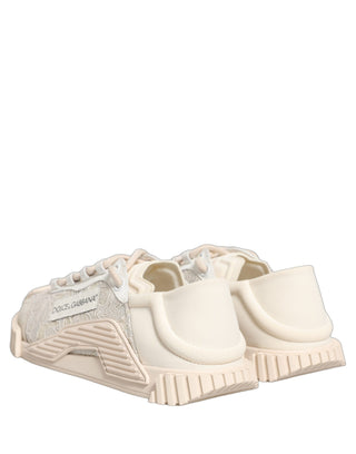 Zapatillas deportivas bajas NS1 blancas con cordones