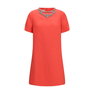 Multicolor Wool Oves Aries Casual Dress
