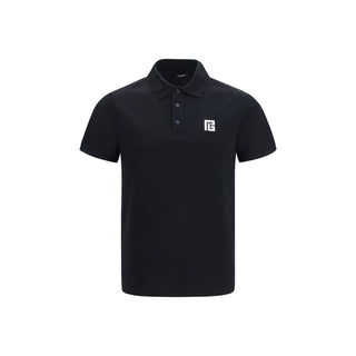 Polo de algodón negro
