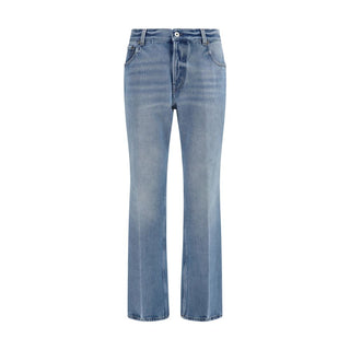 Blue Cotton Relaxed Fit Jeans