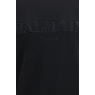 Black Cotton Sweatshirt