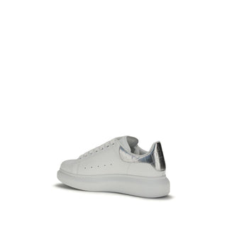 White Calf Leather Bos Taurus Platform Sneakers