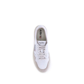 Zapatillas bajas Bos Taurus de cuero de ternero blanco