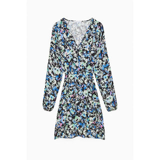 Mehrfarbiges Viskose Freizeitkleid