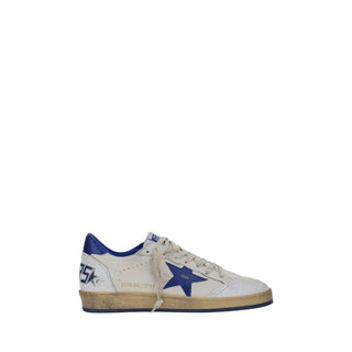 White Goatskin Low Top Sneakers